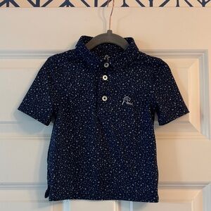 Rhoback Kids Navy Polo Shirt - The Mulligan. Size 2T.